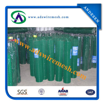 Malla de alambre soldada recubierta de PVC (ISO9001)